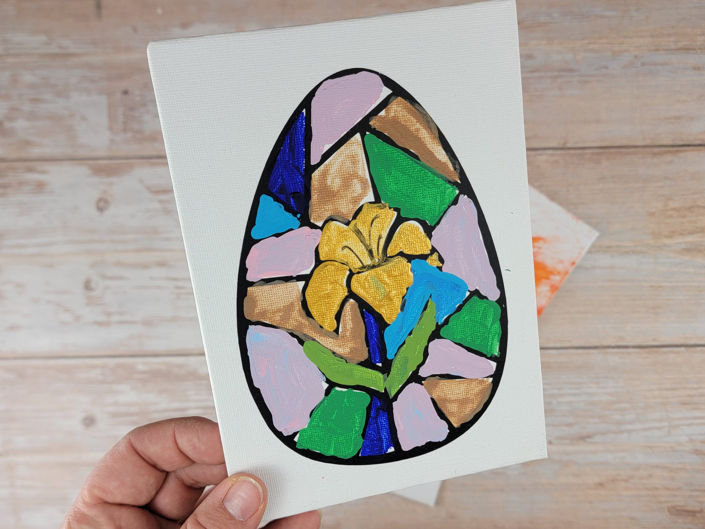 Easter Eggs - Kids Paint your own Canvas