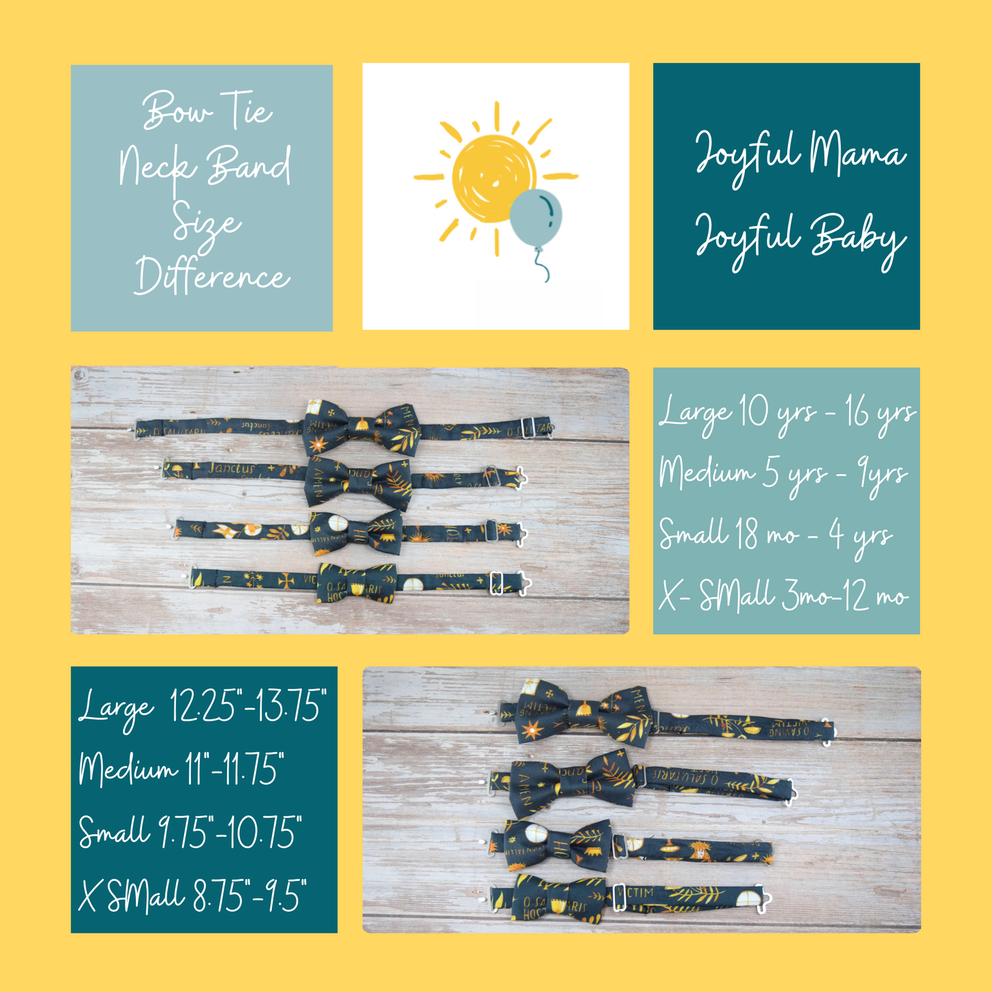 Adjustable Youth 1st Communion Bow Tie