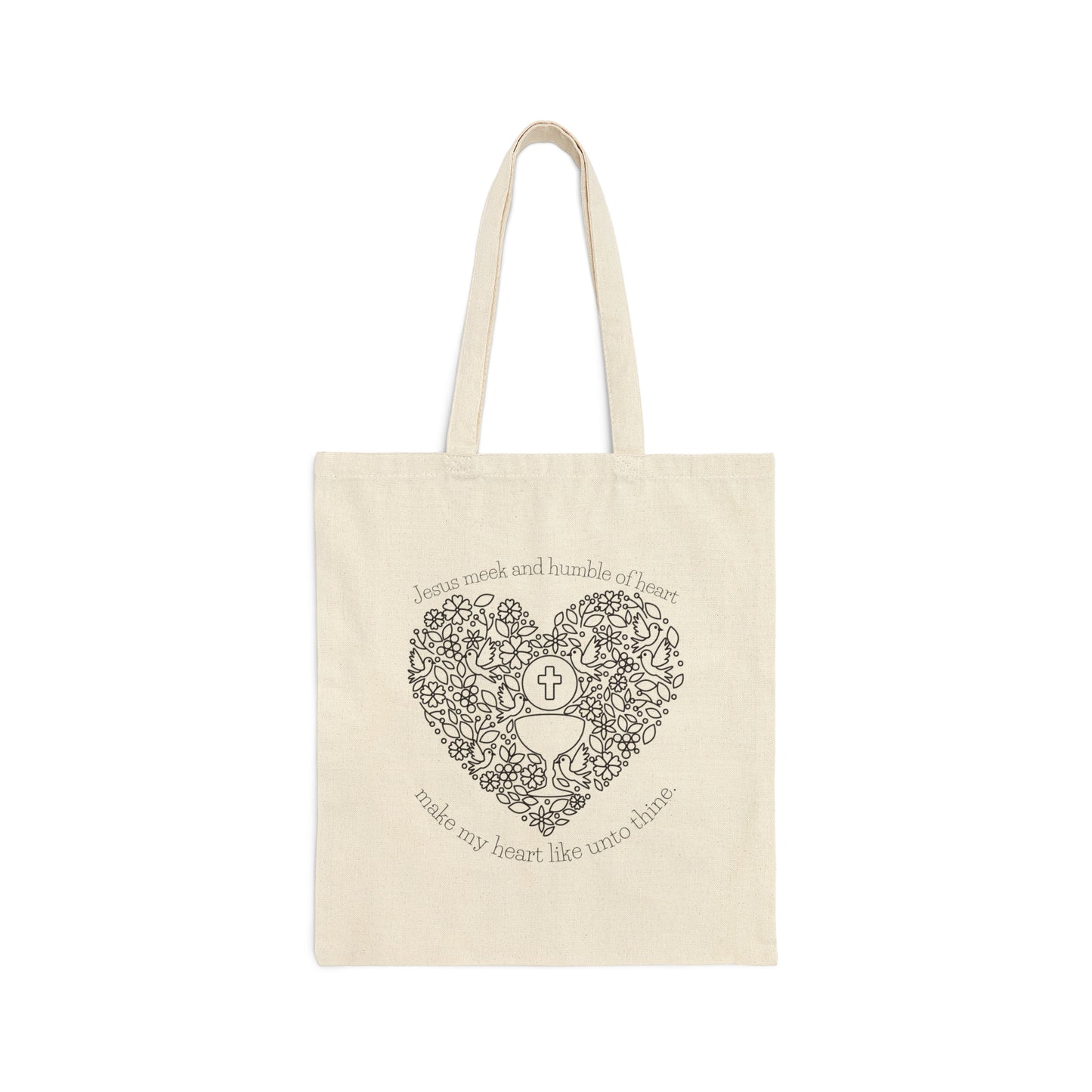 Meek & Humble Cotton Canvas Tote Bag
