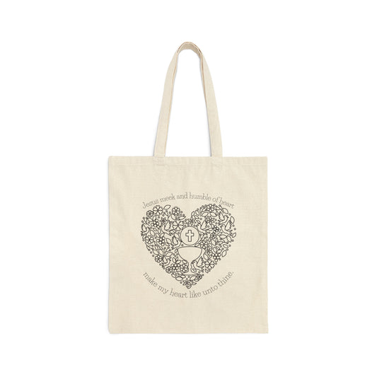 Meek & Humble Cotton Canvas Tote Bag