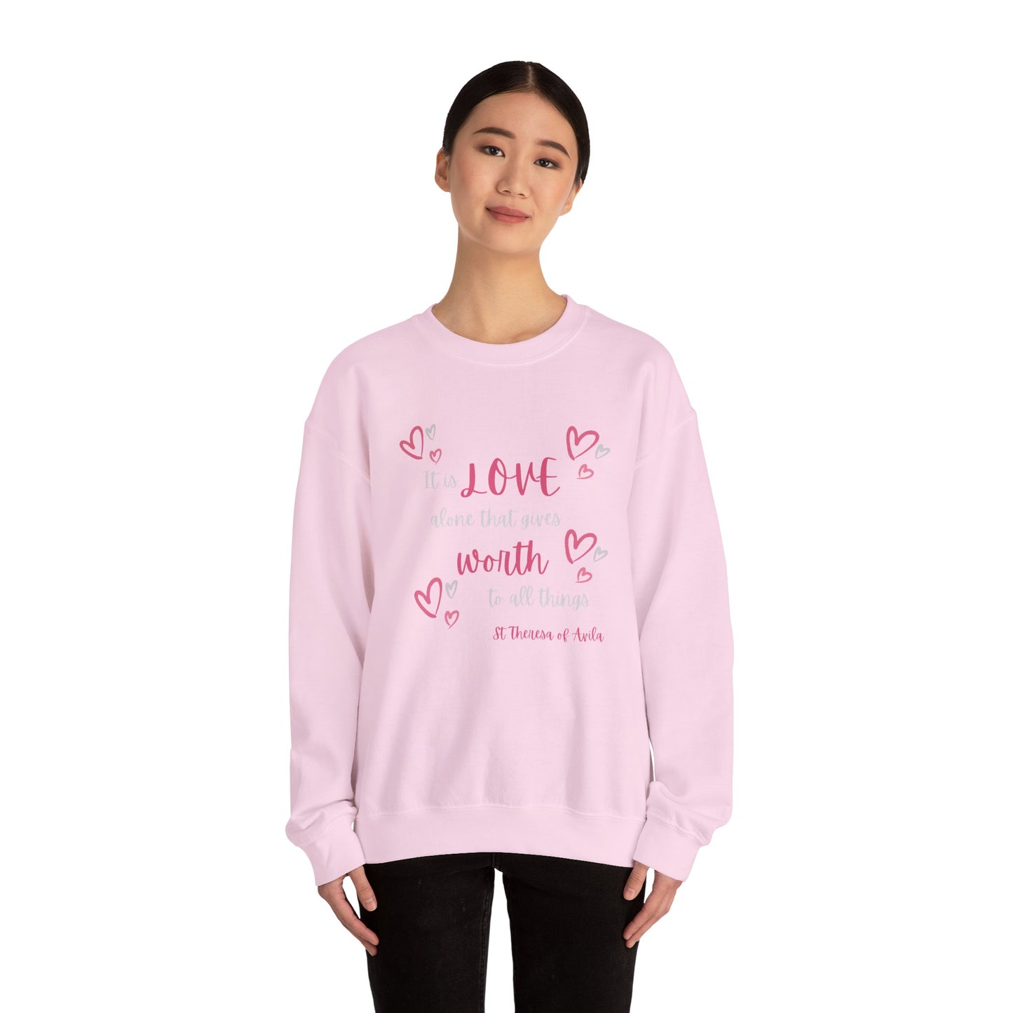 Love Give Worth Crewneck Sweatshirt