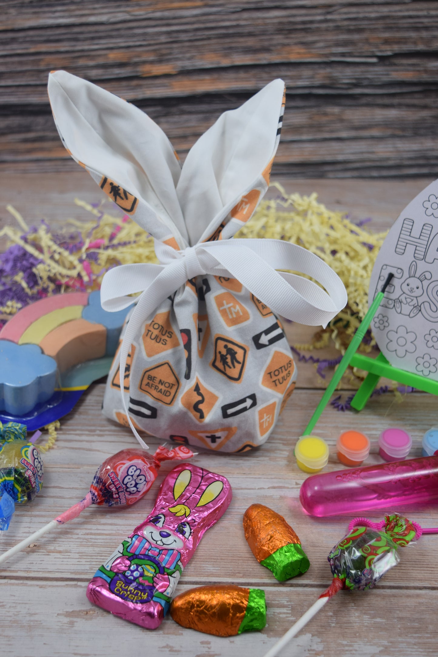Totus Tuus Bunny Treat Bag