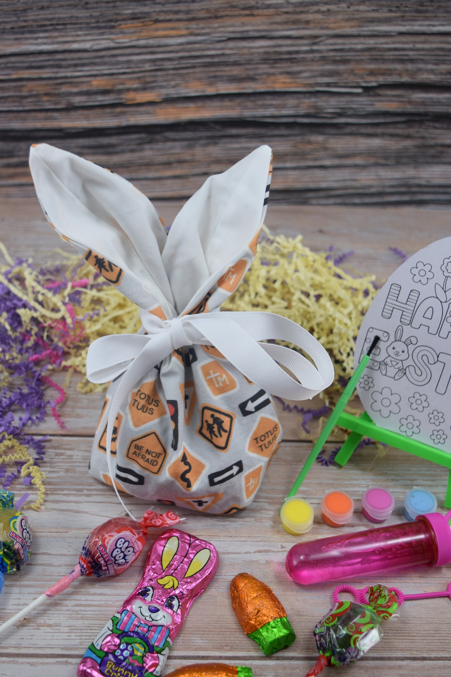Totus Tuus Bunny Treat Bag