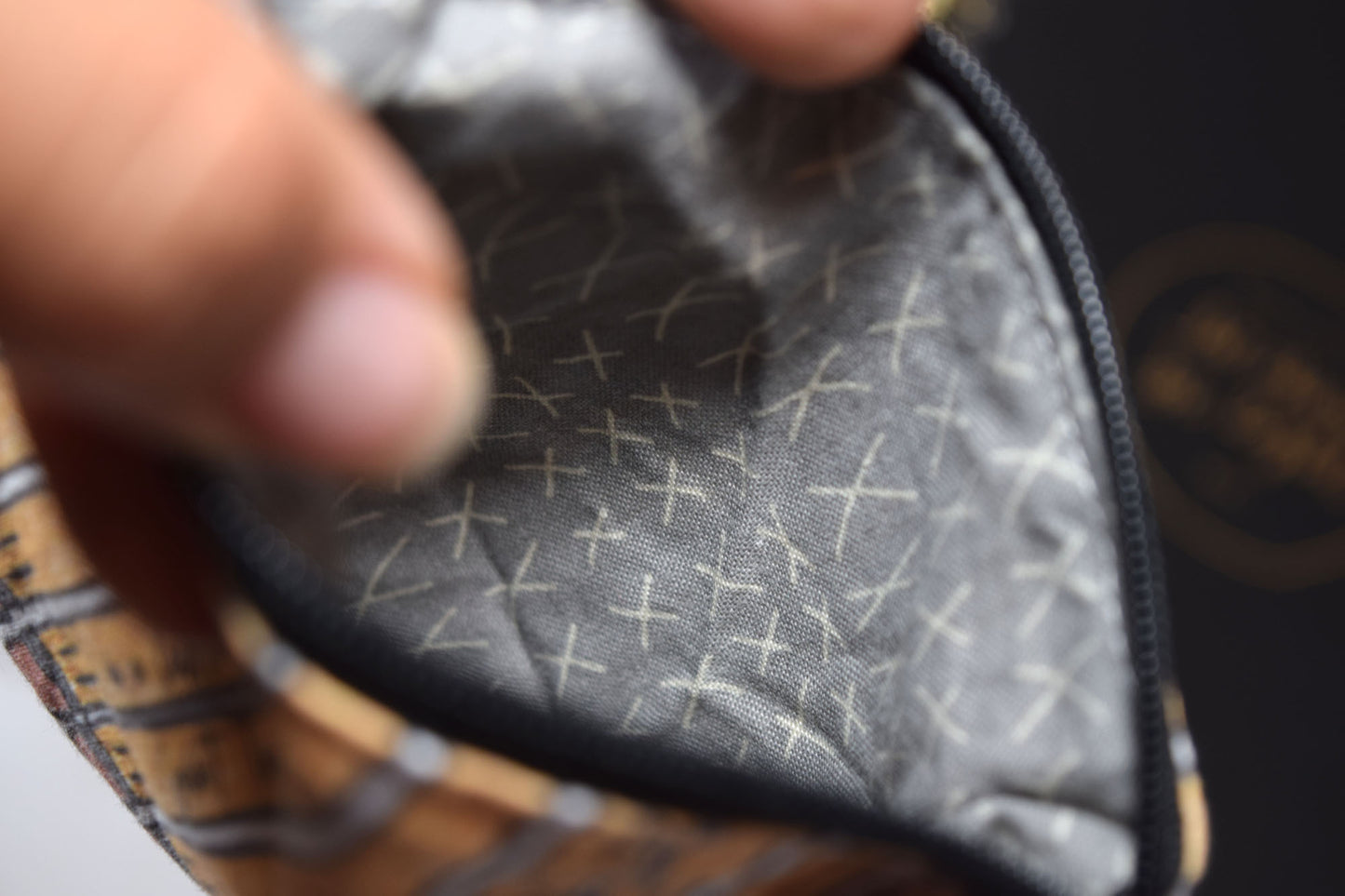 Small Zipper Rosary Pouch - Pencil in God's Hand