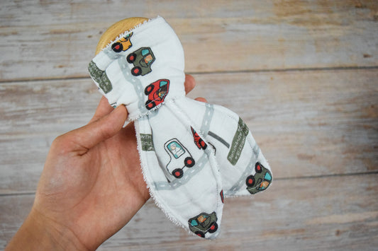 Catholic Bunny Ear Teething Toy - Follow the Popemobile
