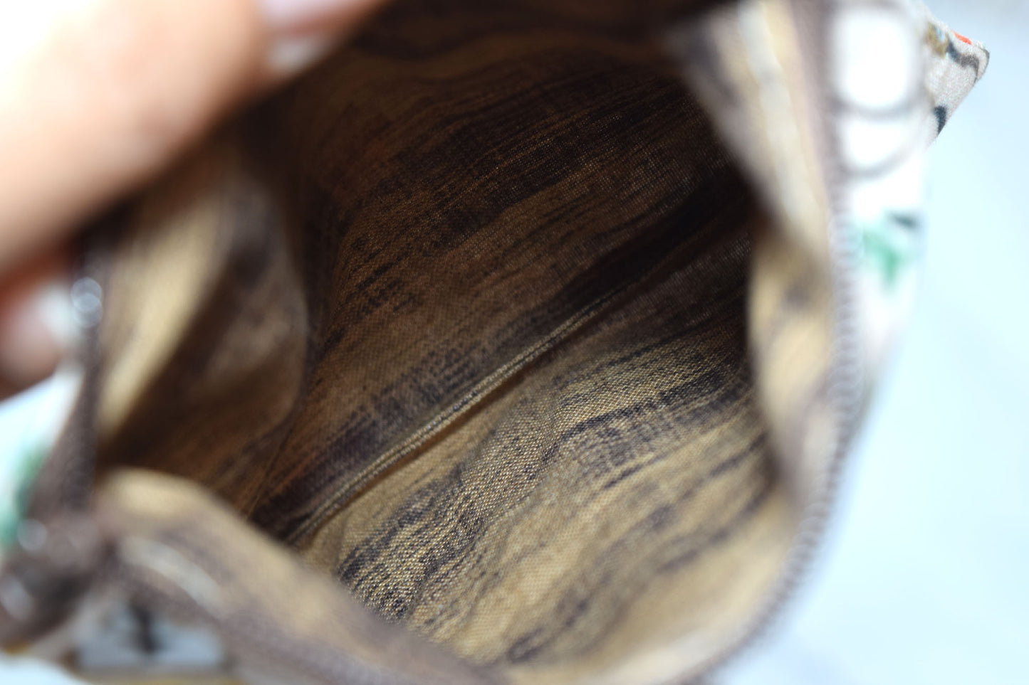 Small Zipper Rosary Pouch - Mt Carmel
