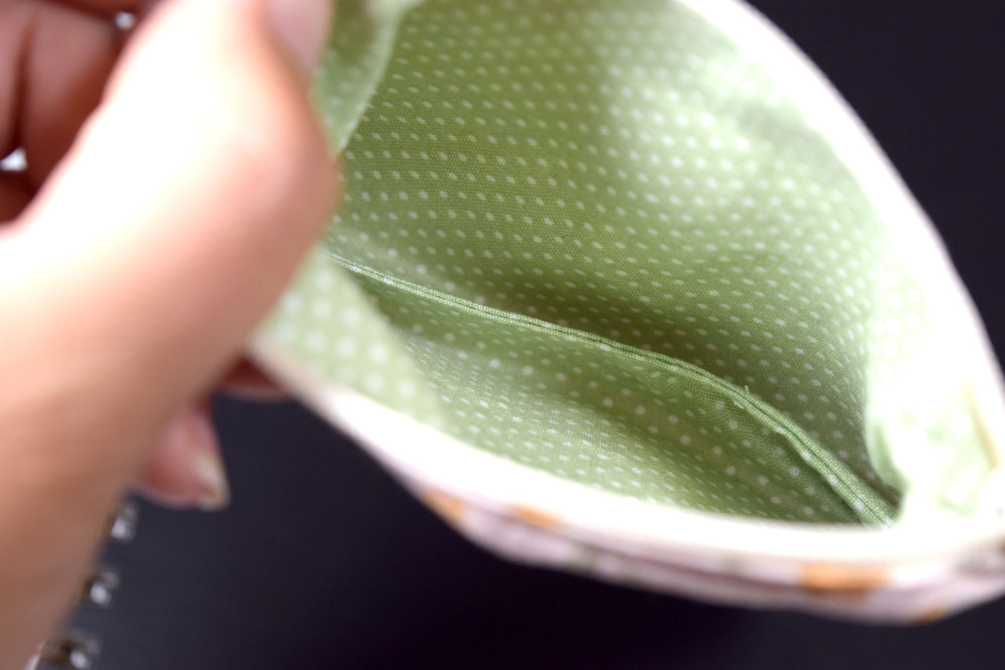 Small Zipper Rosary Pouch - Be Still