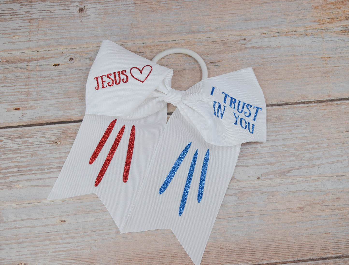 Divine Mercy Cheer Bow