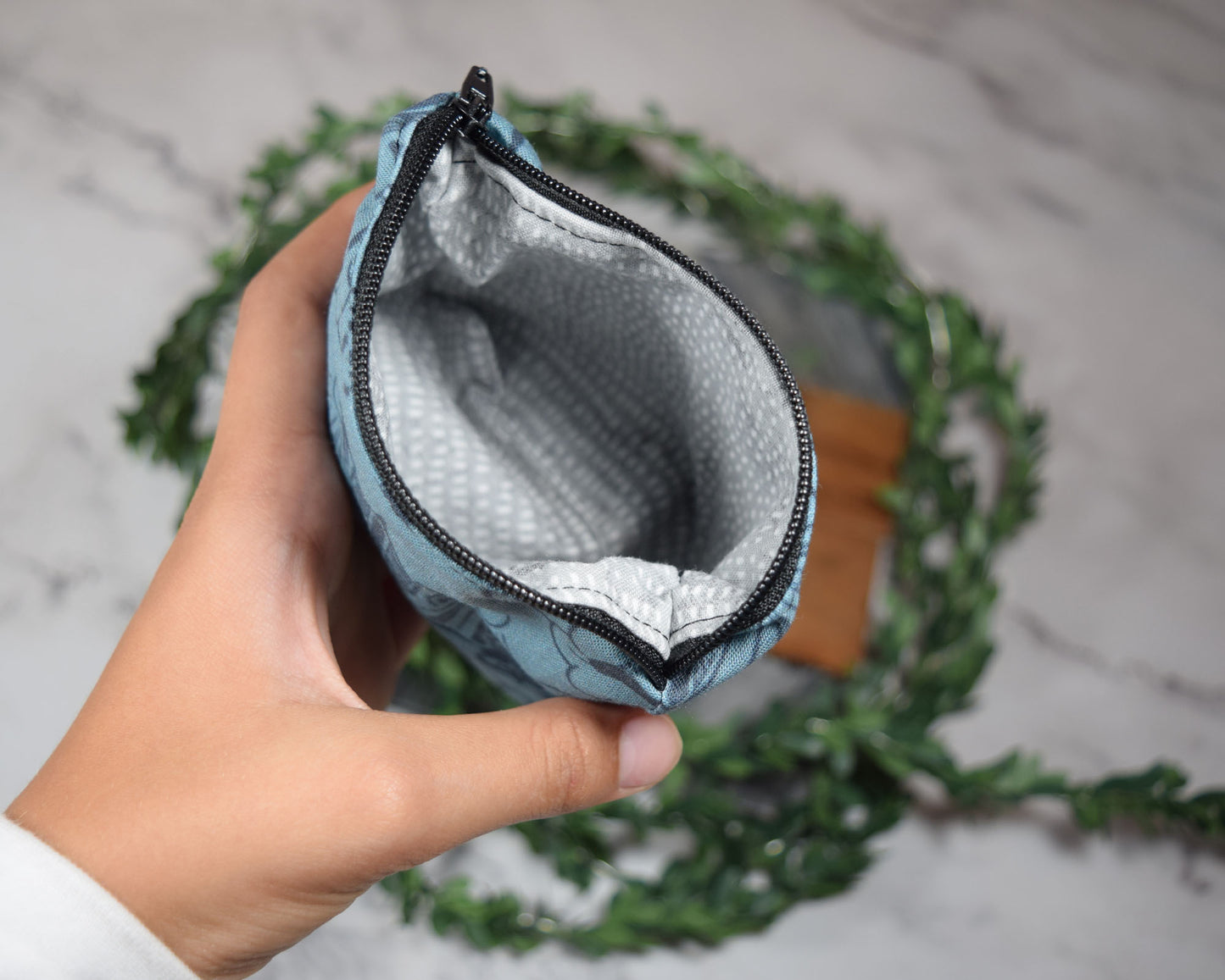 Small Zipper Rosary Pouch - St Michael the Archangel