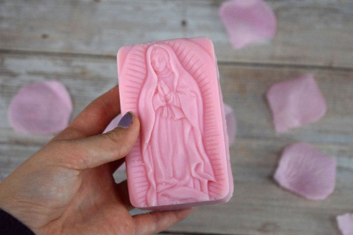 Our Lady of Guadalupe Rose Scented Soap