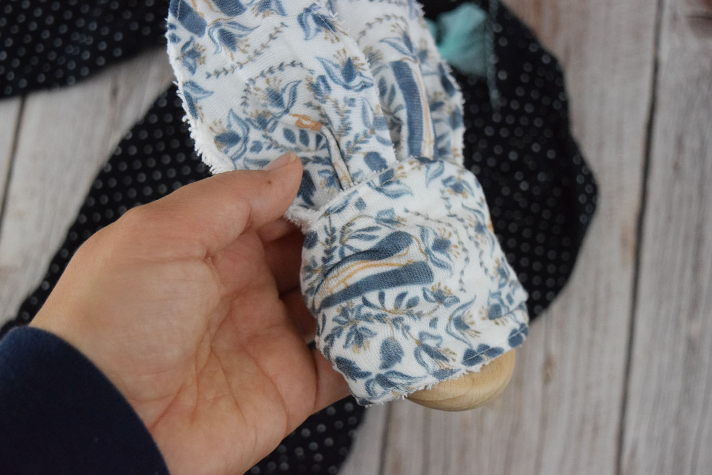 Catholic Bunny Ear Teething Toy - Fatima