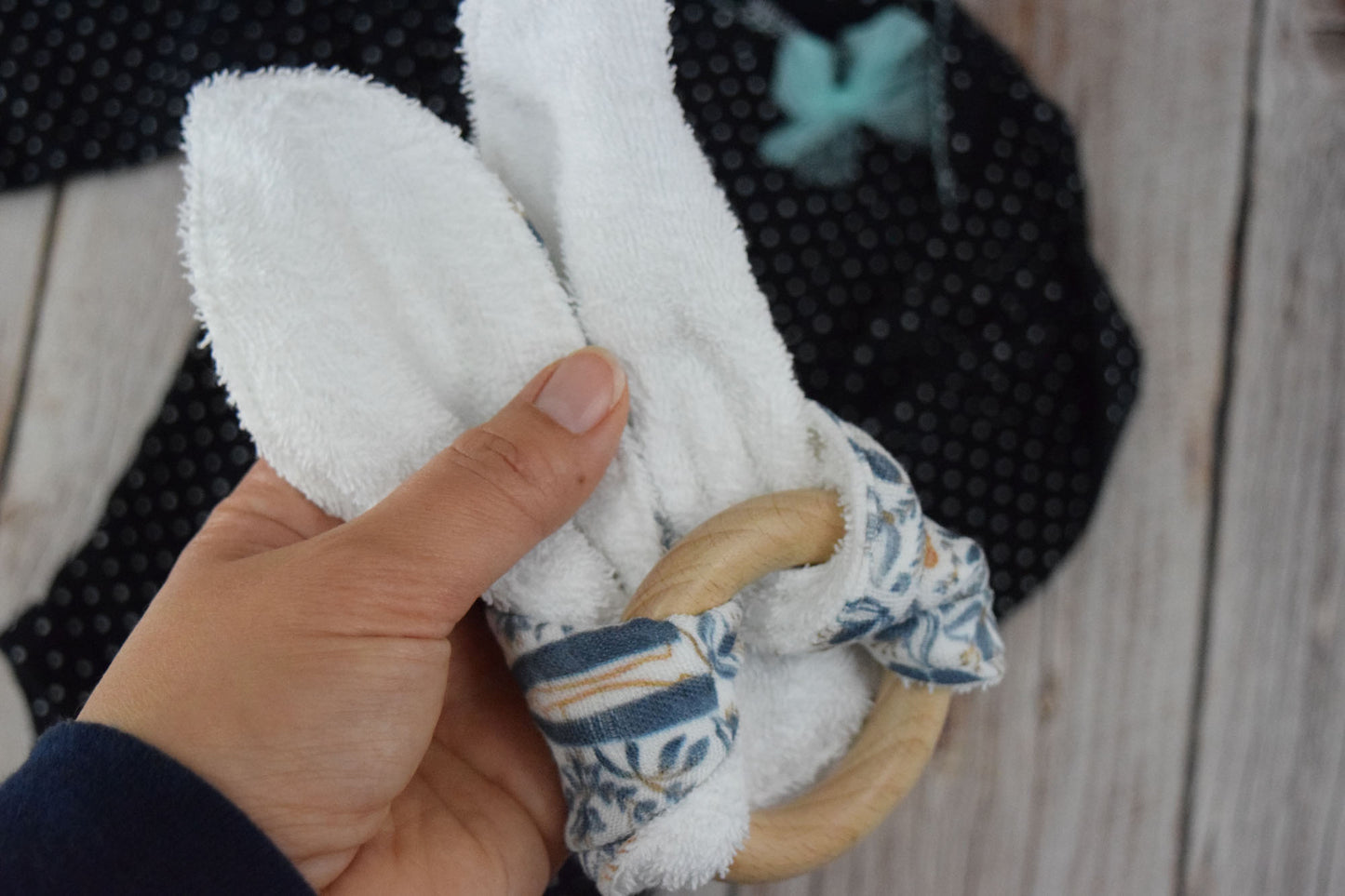 Catholic Bunny Ear Teething Toy - Fatima