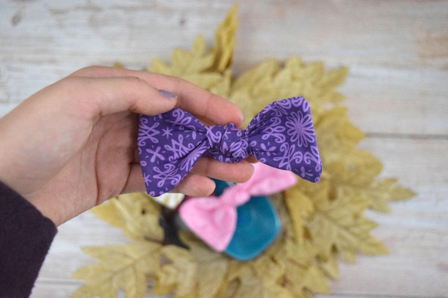 lenten hair bow, catholic hair style