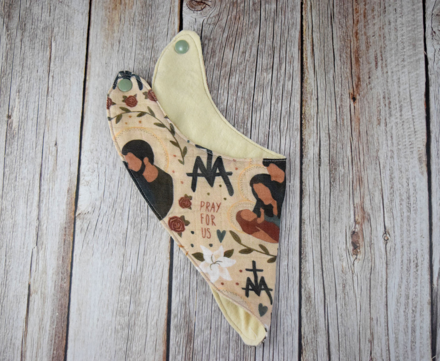 Holy Family Bandana Baby Drool Bib