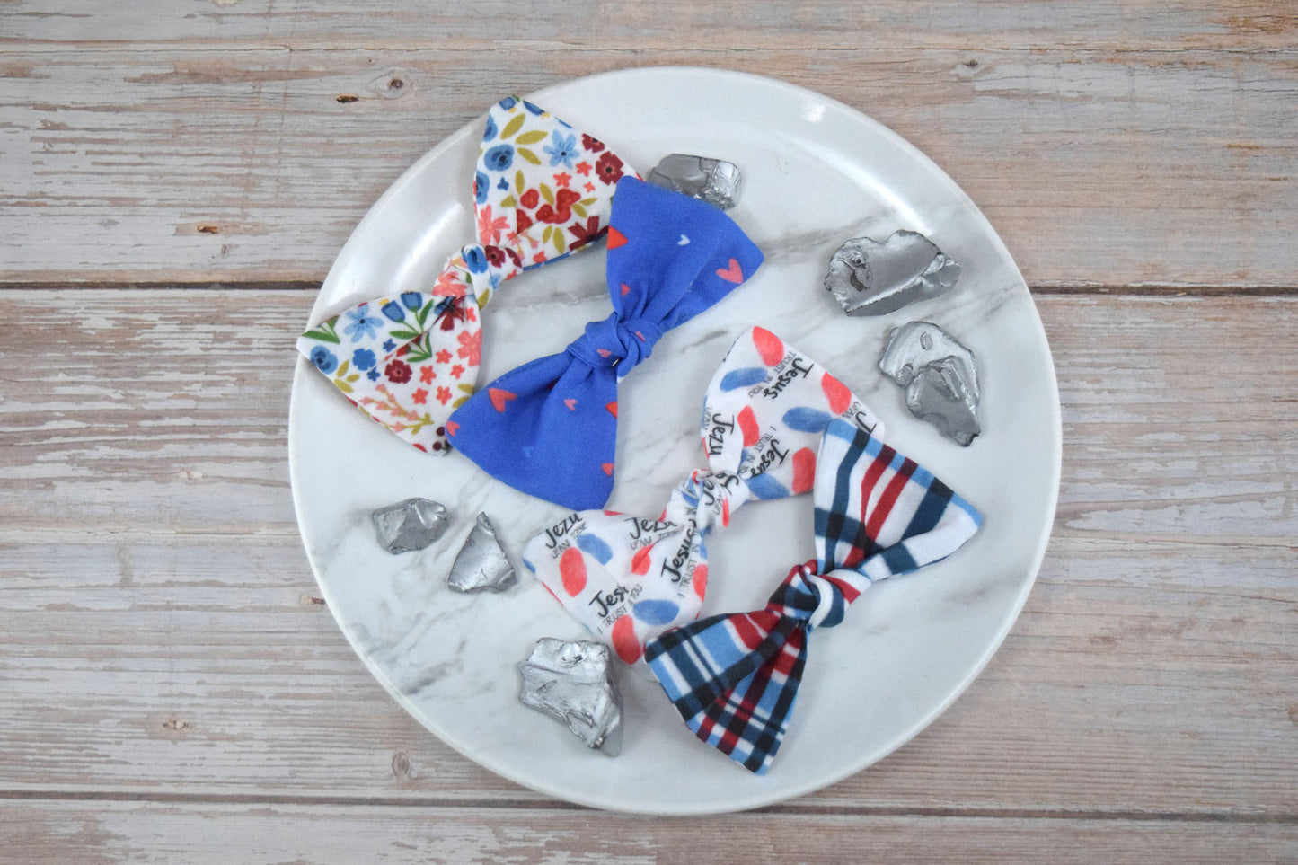 catholic hair bow, catholic girl gift, divine mercy