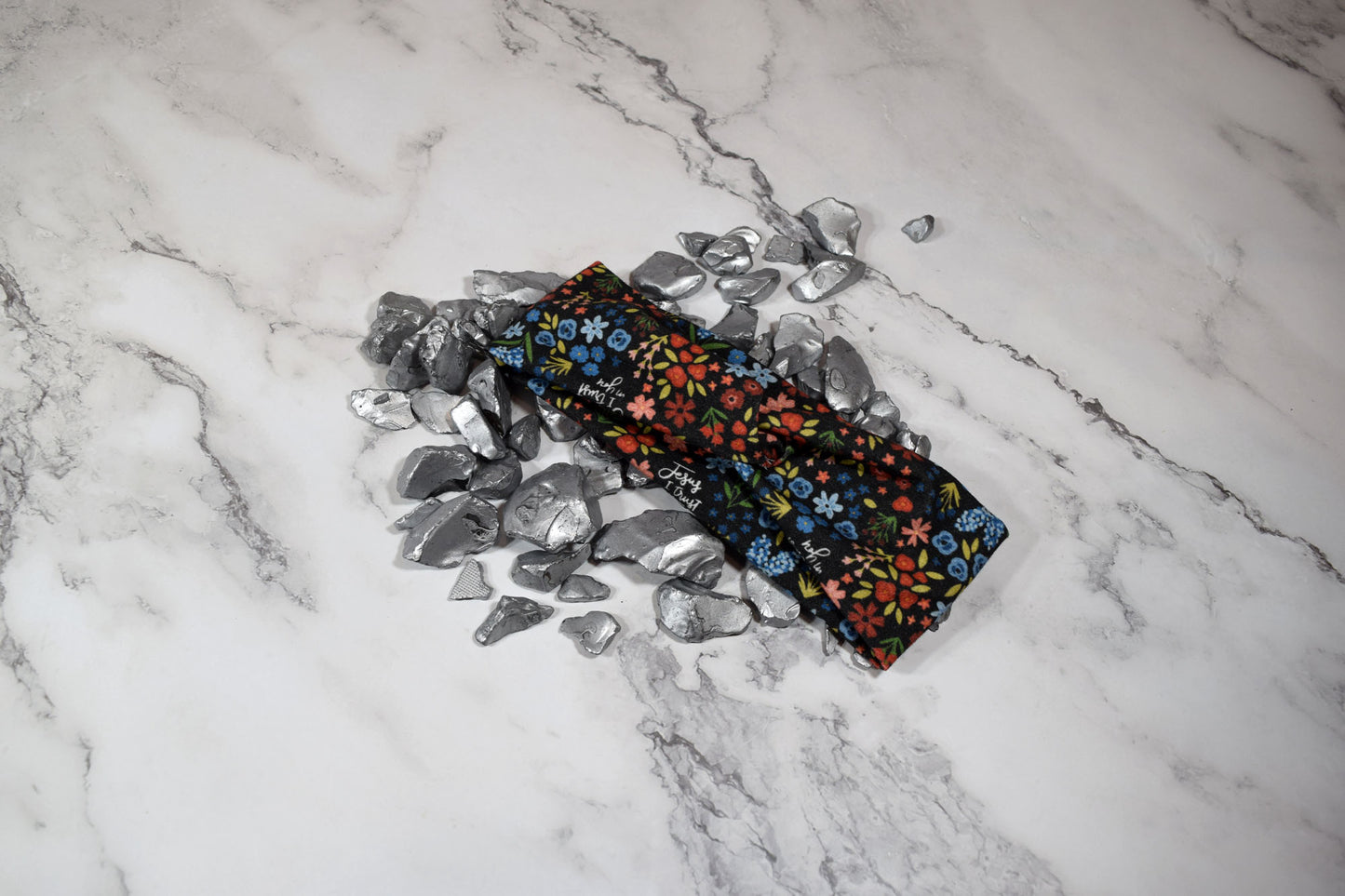 KID SIZED Divine Mercy Floral Twist Headband