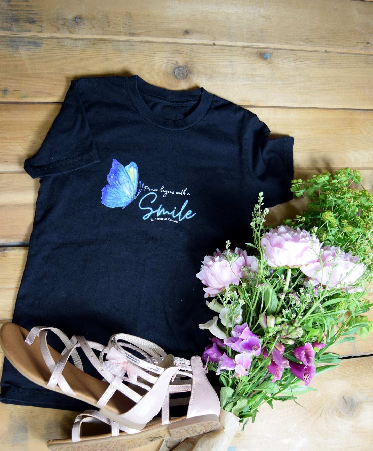 St. Teresa of Calcutta Peace YOUTH T-Shirt
