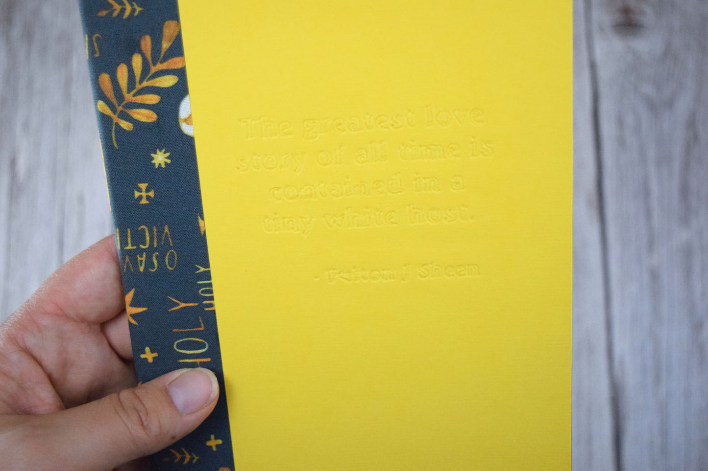 Eucharistic Adoration Embossed Journal