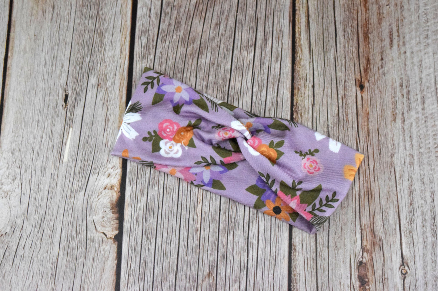 BABY SIZED Advent Floral Twist Headband
