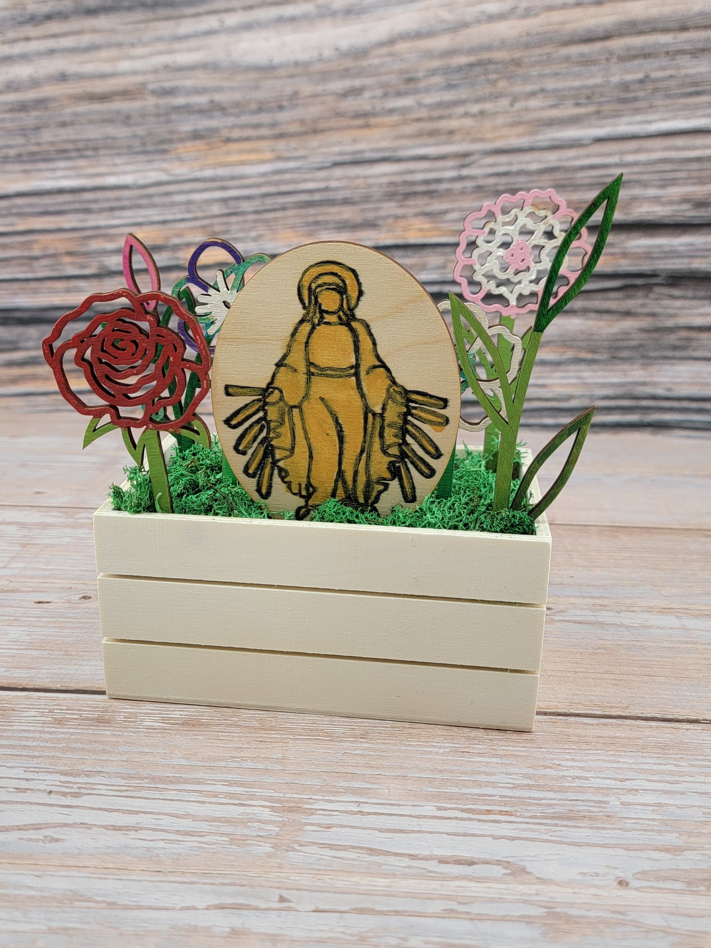 DIY Wooden Mary Garden Craft Kit