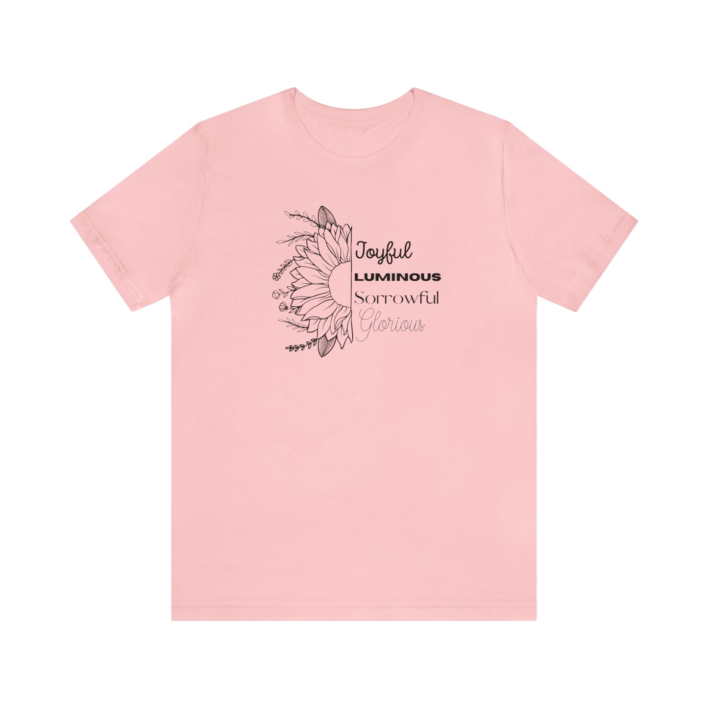 Mysteries of the Rosary- Women's T-shirt