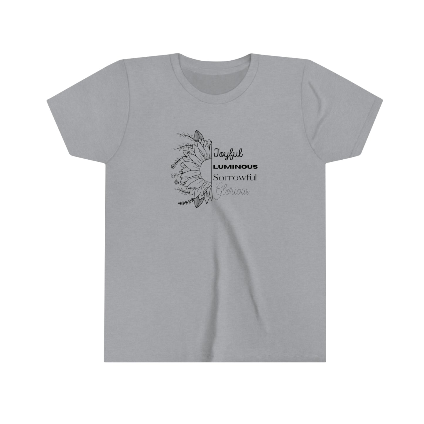 Mysteries of the Rosary YOUTH T-shirt