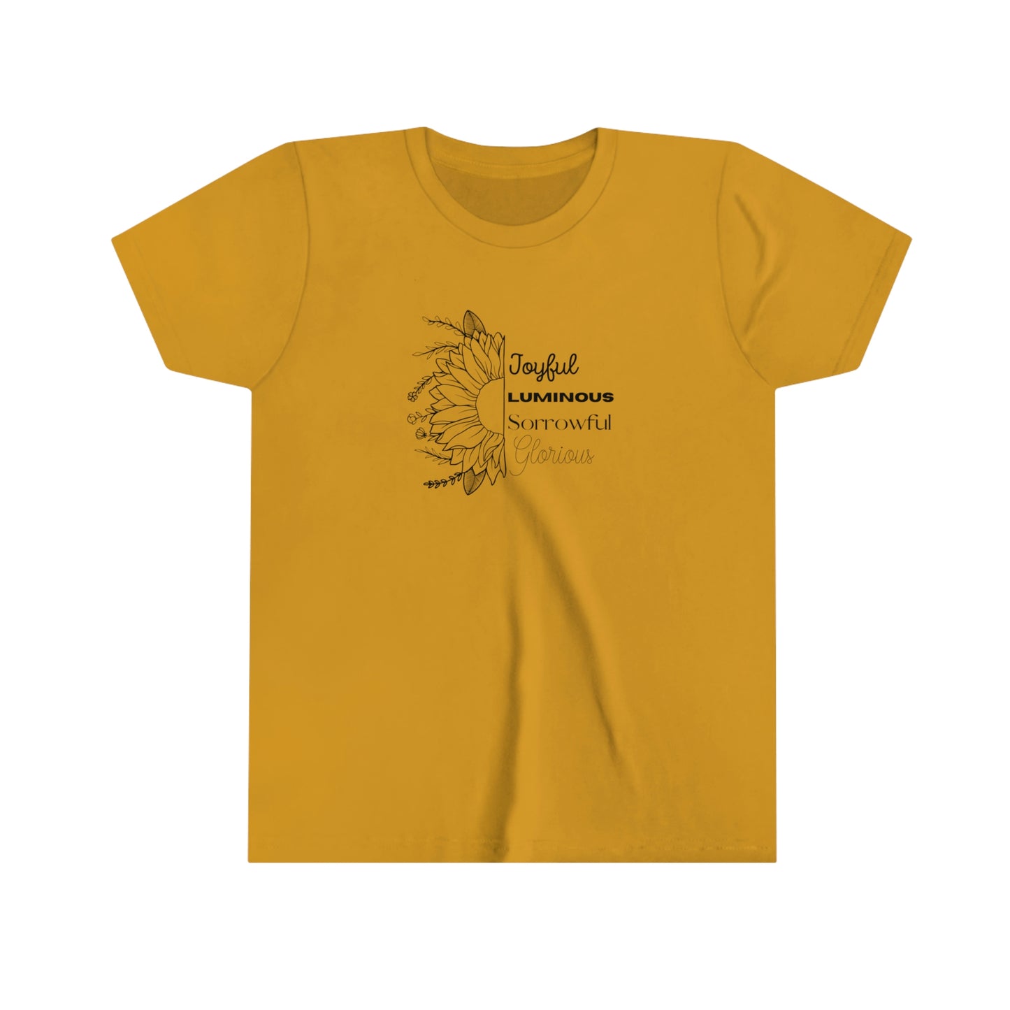 Mysteries of the Rosary YOUTH T-shirt