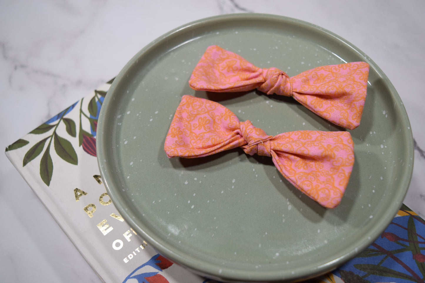 catholic hair bow, mary hair bow
