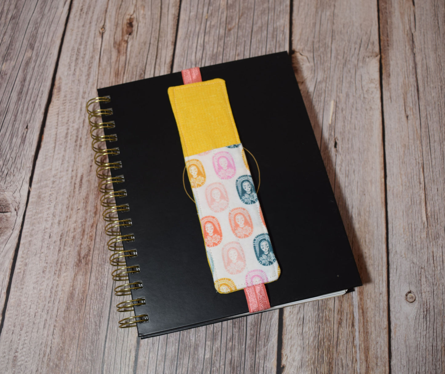 Catholic Planner Pen Pouch and Bookmark - Mystical Rose