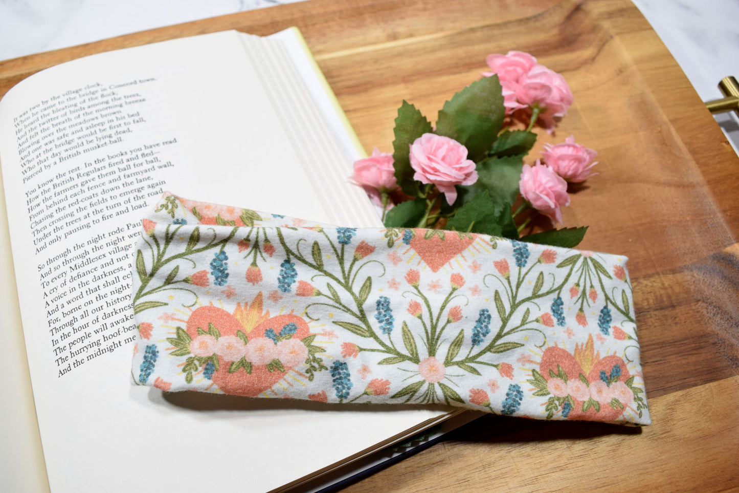 KID SIZED Immaculate Heart Twist Headband