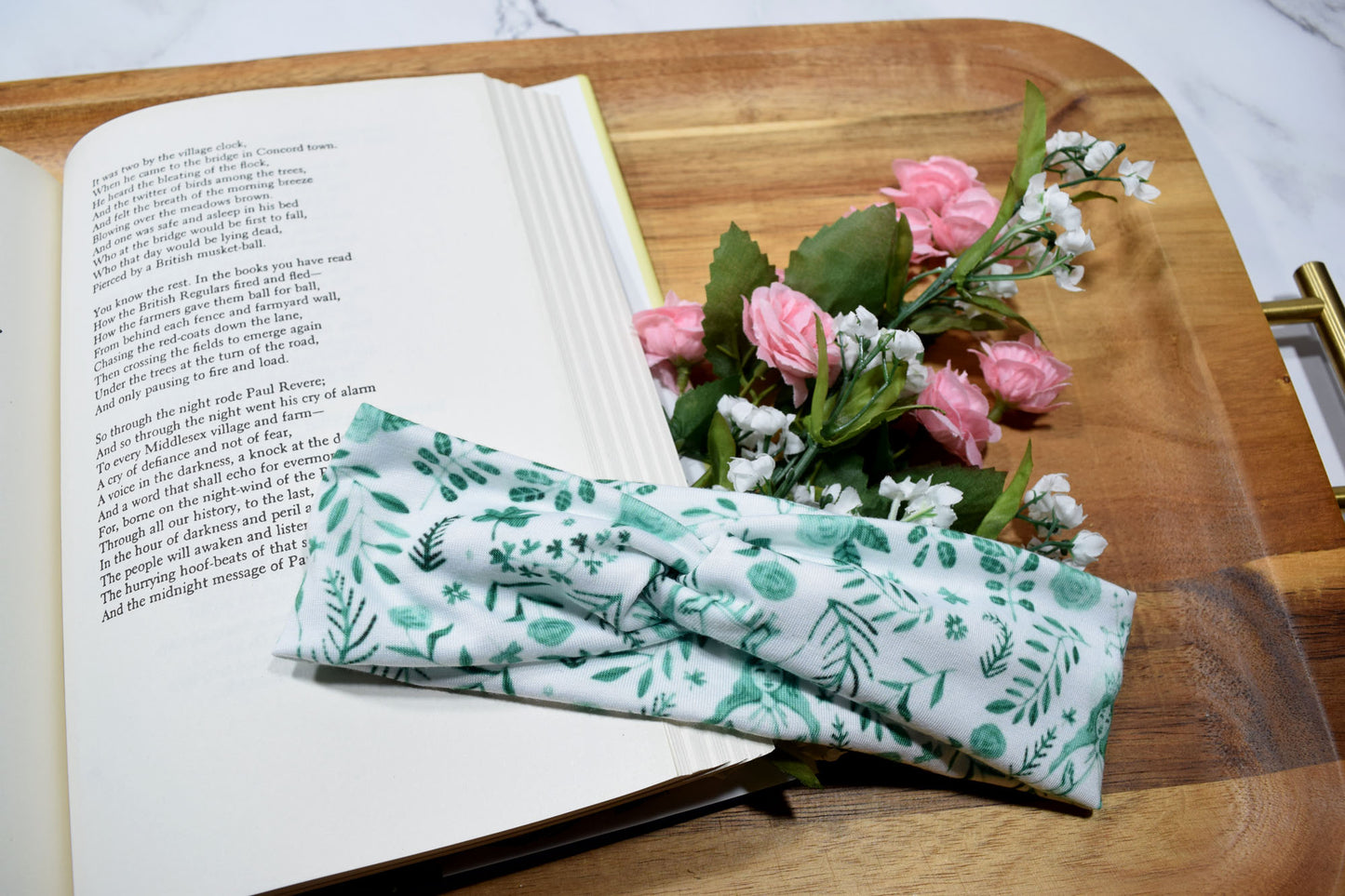 KID SIZED White Our Lady of Knock Twist Headband