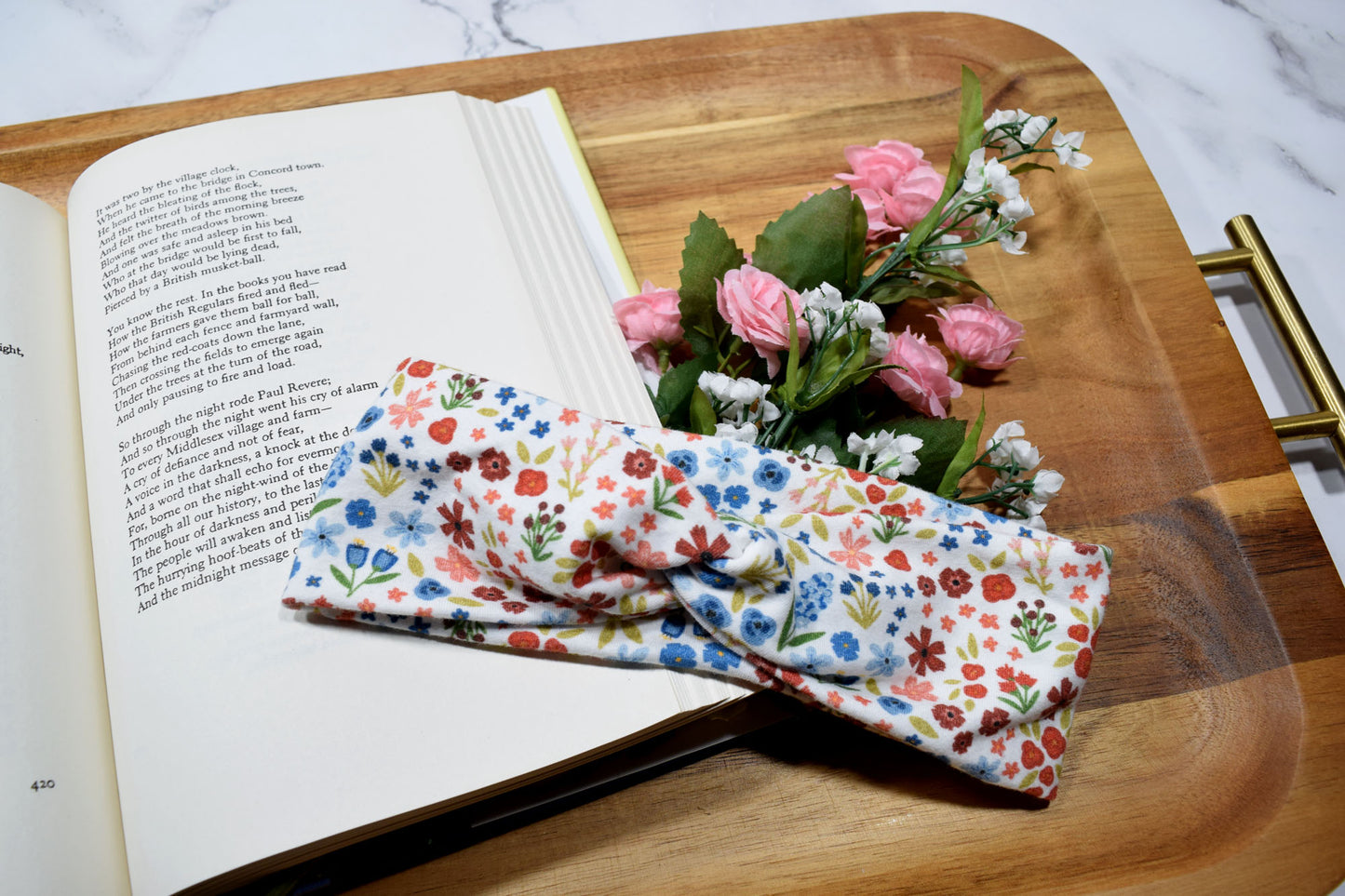 divine mercy headband, floral catholic headband, catholic headband for girls, catholic twist headband, catholic turban headband