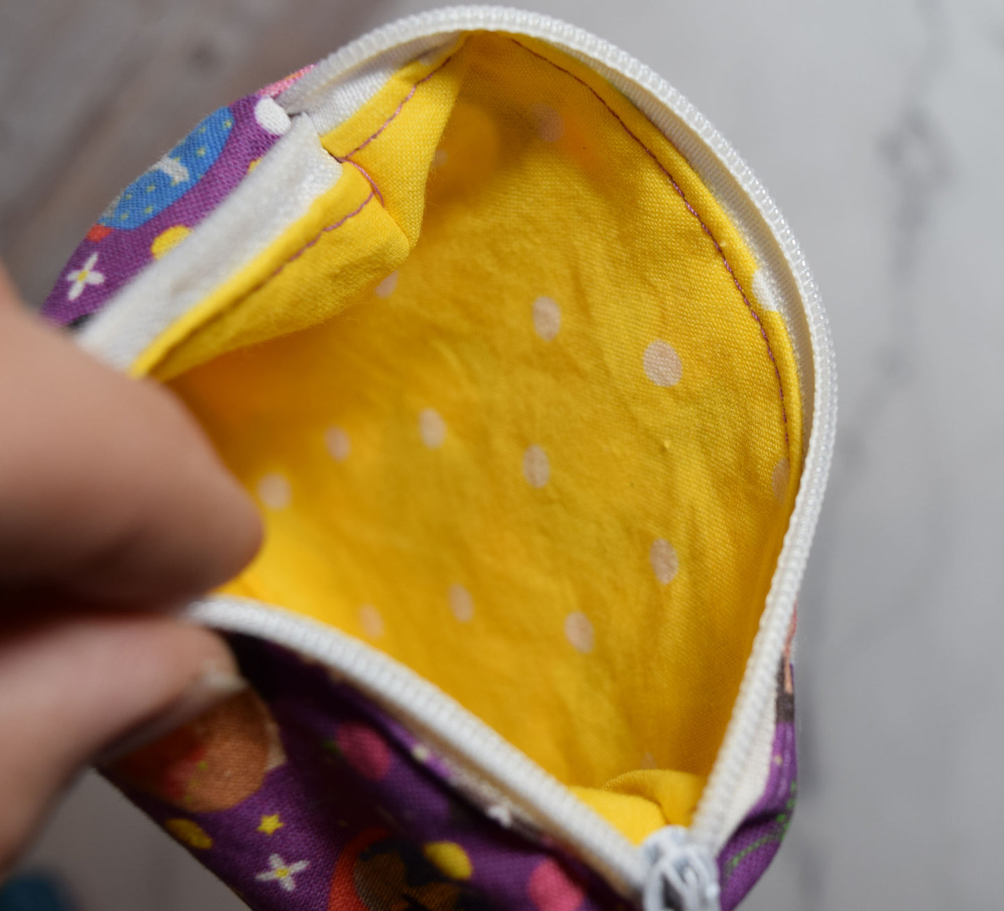 Small Rosary Zipper Pouch - Female Saint Dolls