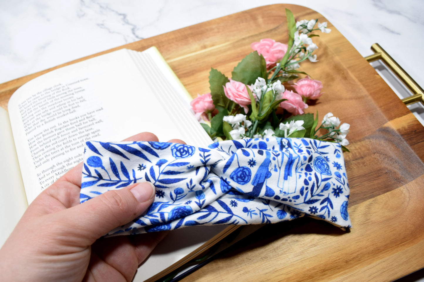 KID SIZED Our Lady of Lourdes Twist Headband