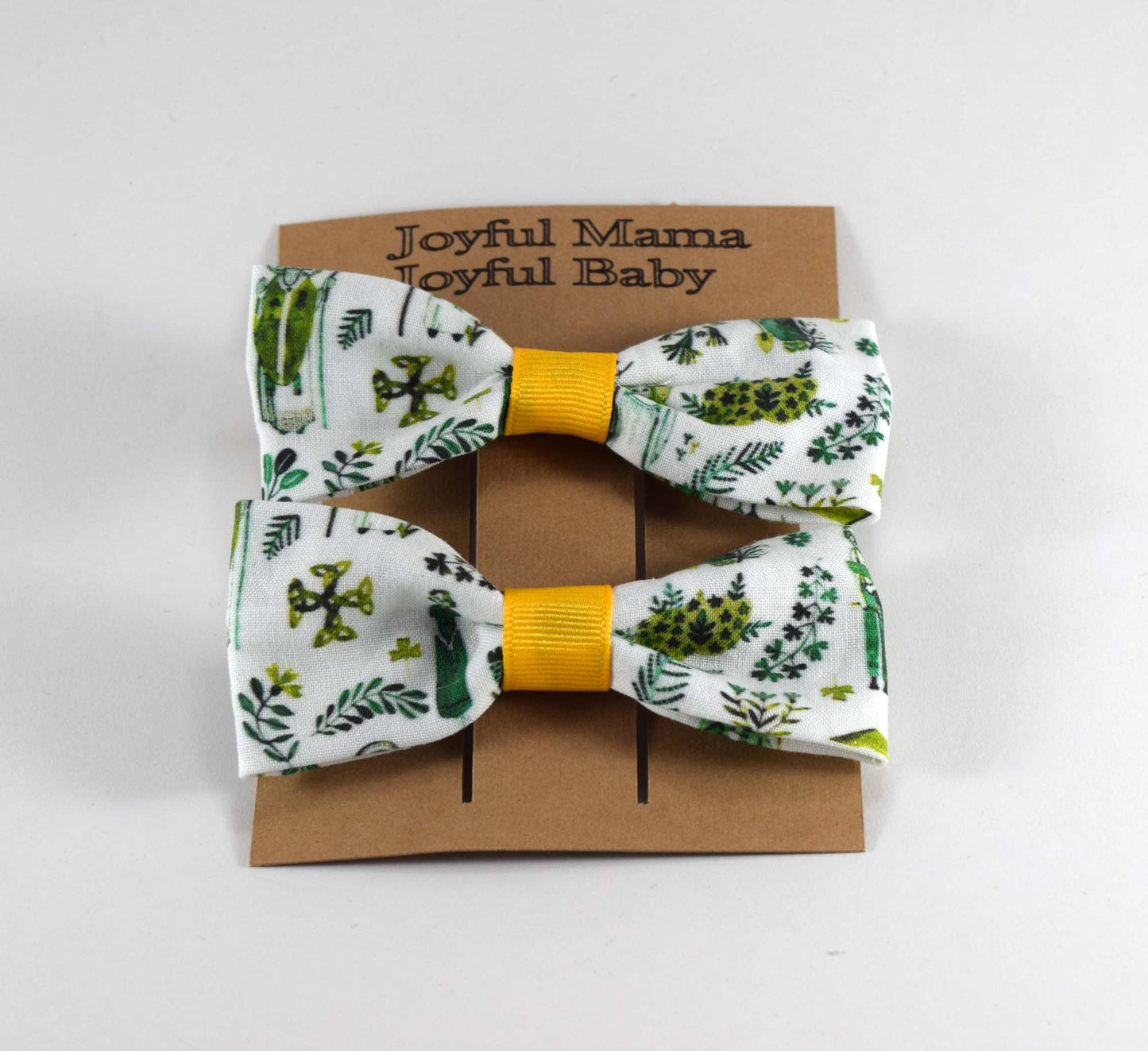 Catholic Hair Bows - Ireland Saints - Joyful Mama Joyful Baby