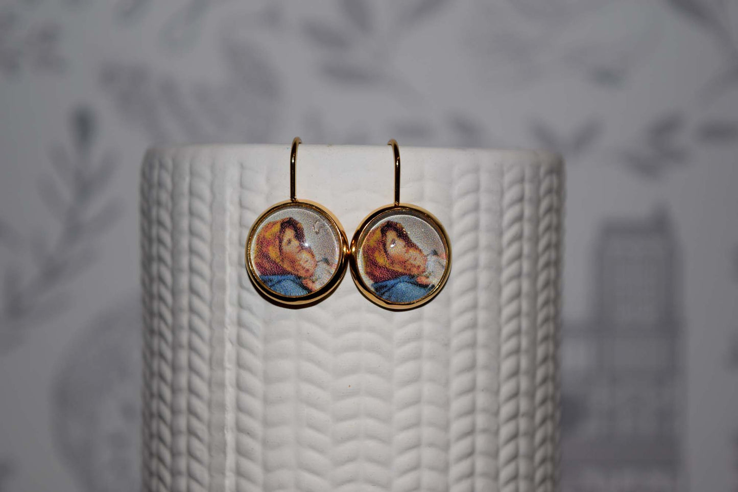 Madonna of the Streets earrings - Joyful Mama Joyful Baby