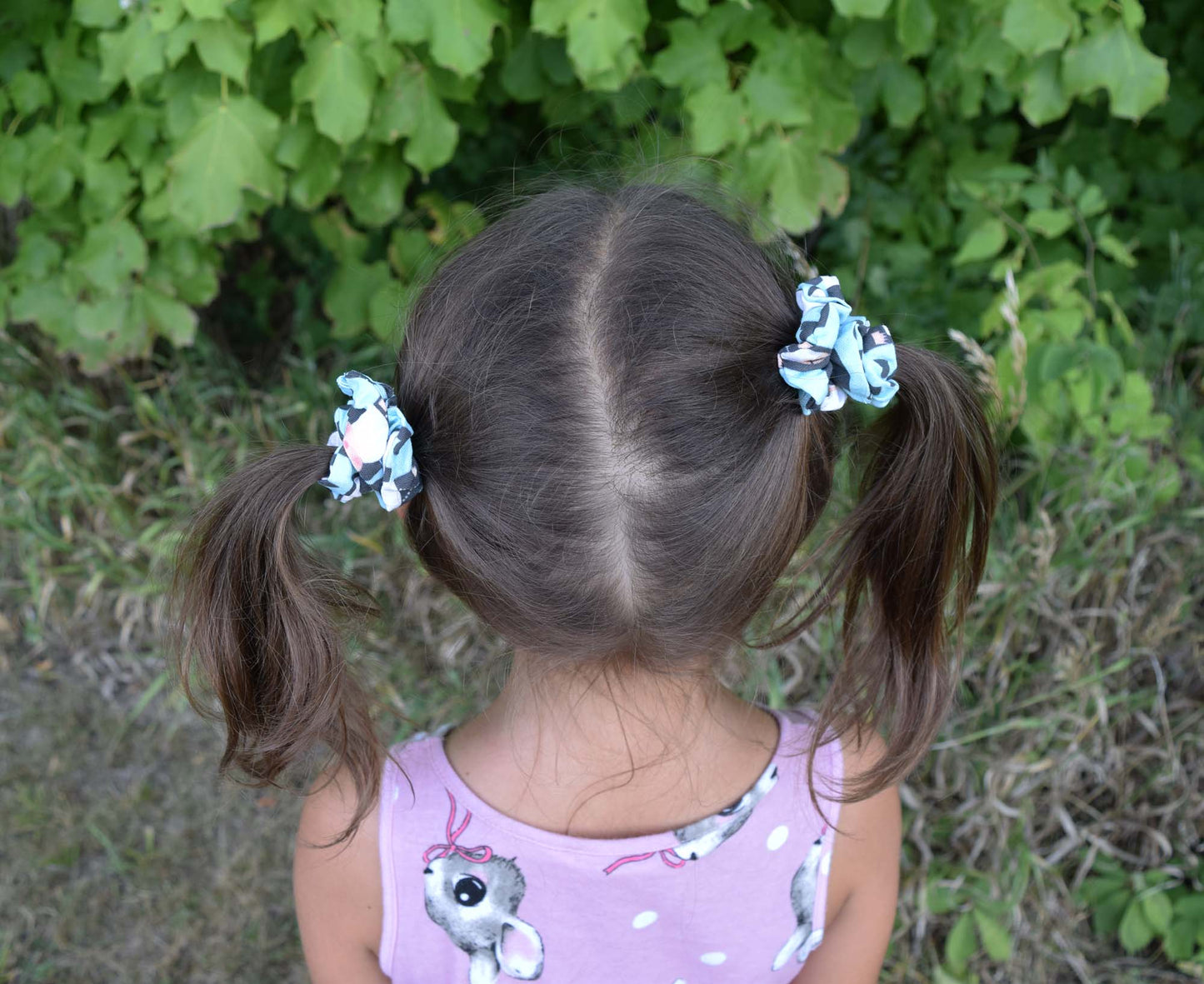 Mini Catholic Scrunchies - Lourdes Pink