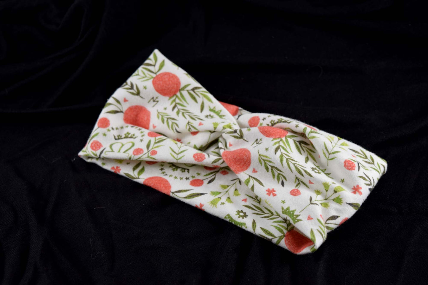salve regina, christmas headband, catholic headband, catholic headband for mom, catholic twist headband, catholic turban headband
