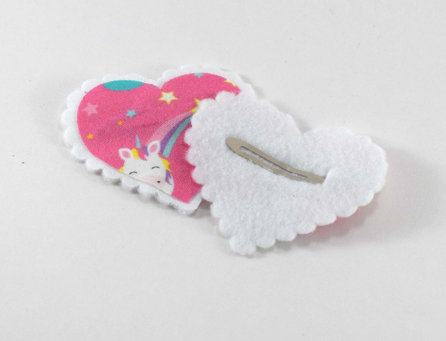 Catholic Heart Hair Clips - St Justina of Padua