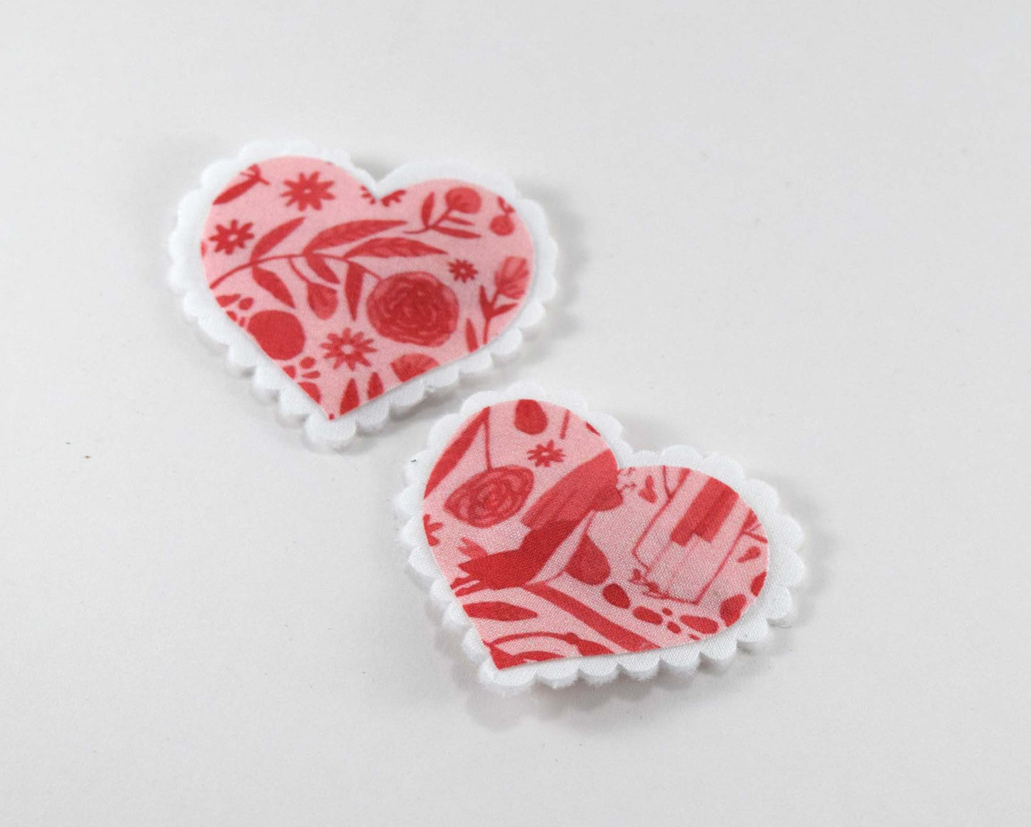 heart hair clip, catholic hair clip, catholic hair for girls