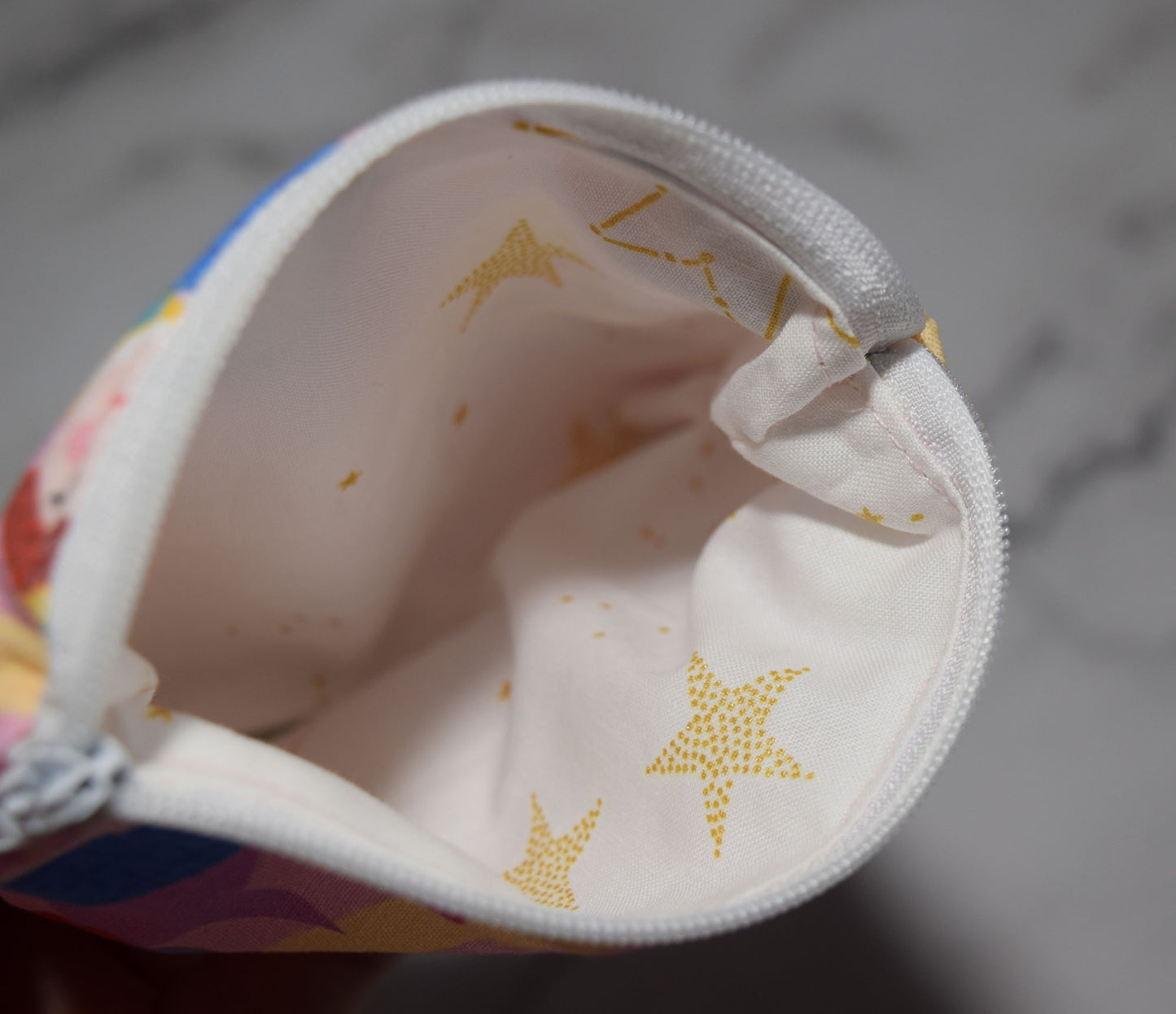 Small Rosary Zipper Pouch - Queens and Princess Saints