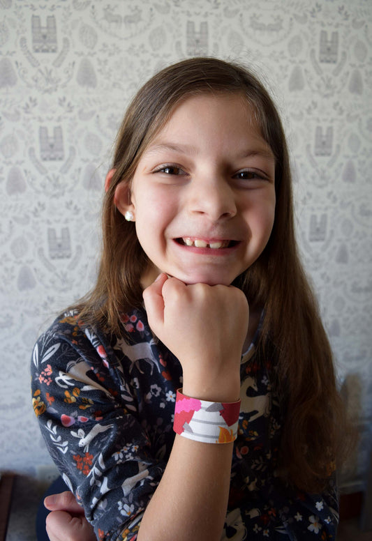 Catholic Kids Cuff Bracelet - Immaculate Heart