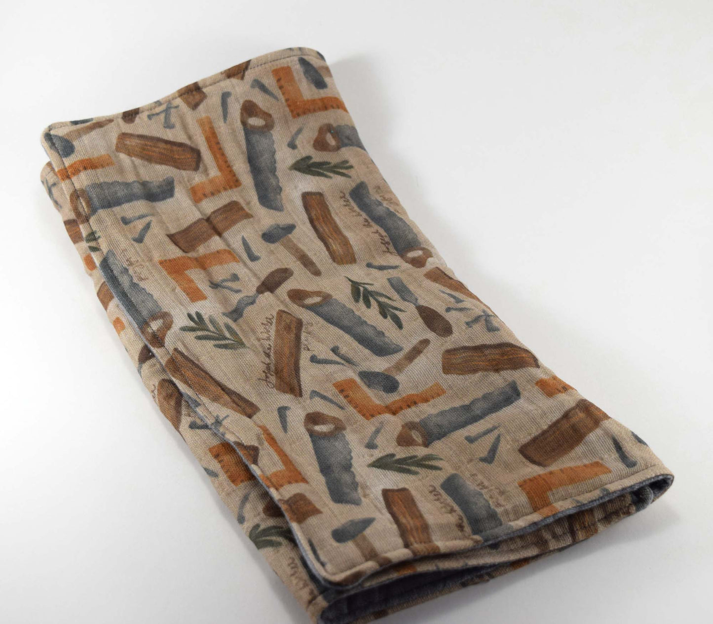 Catholic Burp Cloth - St Joseph - Joyful Mama Joyful Baby