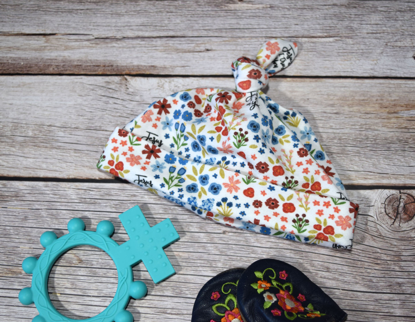 catholic baby girl hat, divine mercy hat