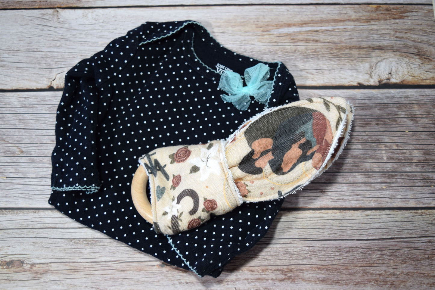 Catholic Bunny Ear Teething Toy - Holy Family