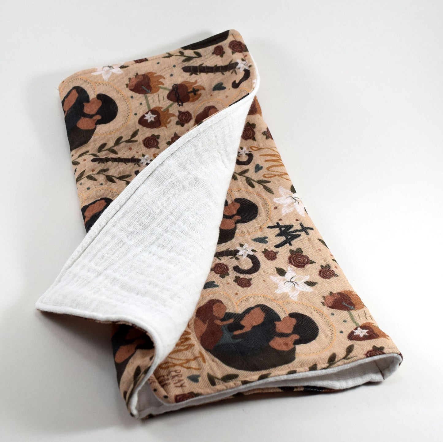 Catholic Burp Cloth - Holy Family