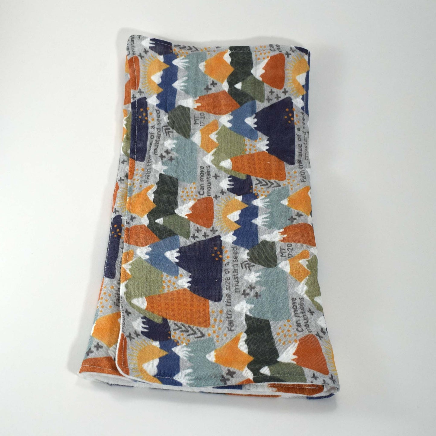 Catholic Burp Cloth - Mustard Seed Faith