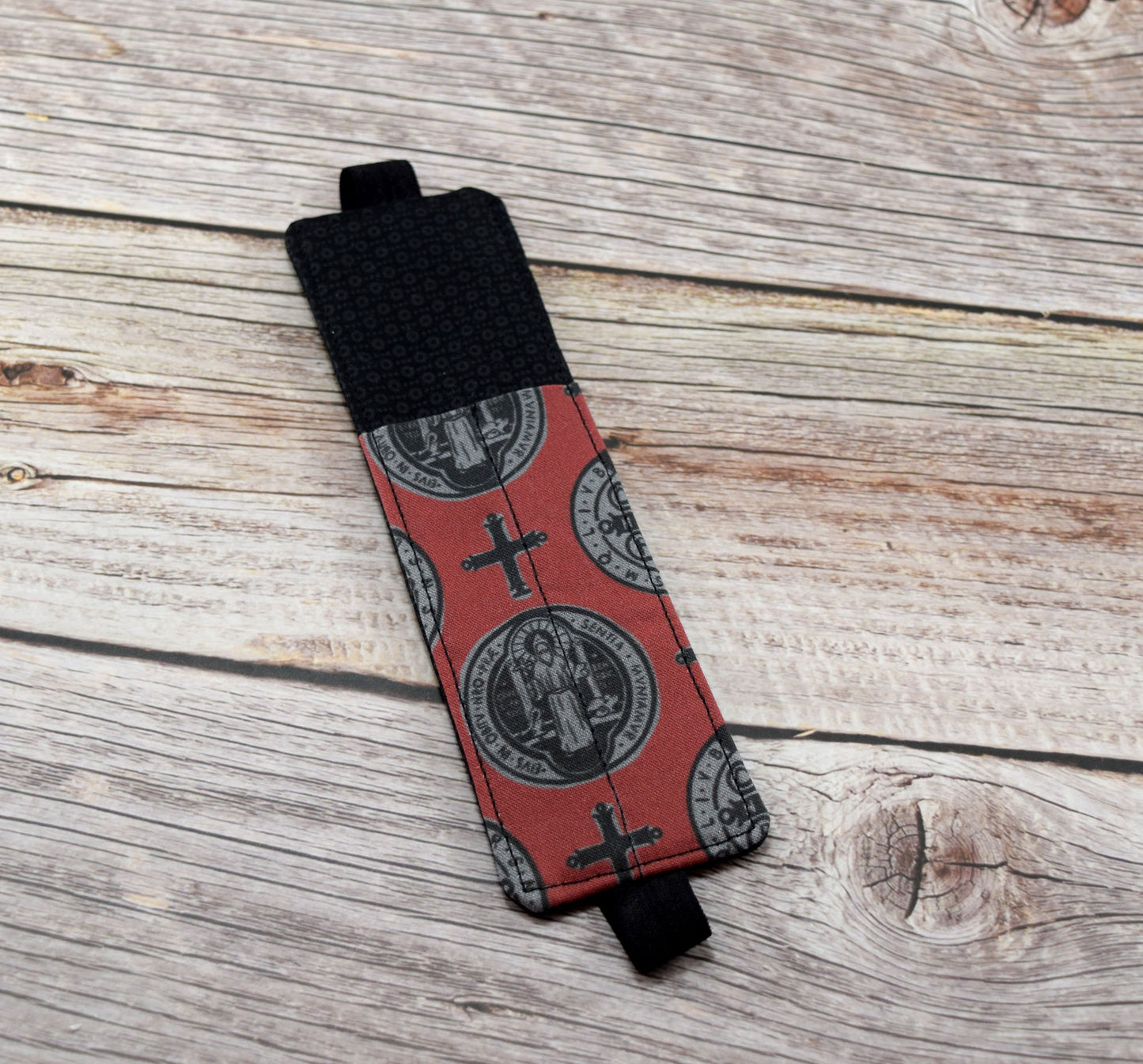Catholic Planner Pen Pouch and Bookmark - St Benedict