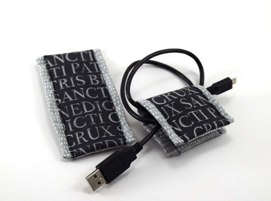 st benedict, catholic cord keeper, catholic cord wrap