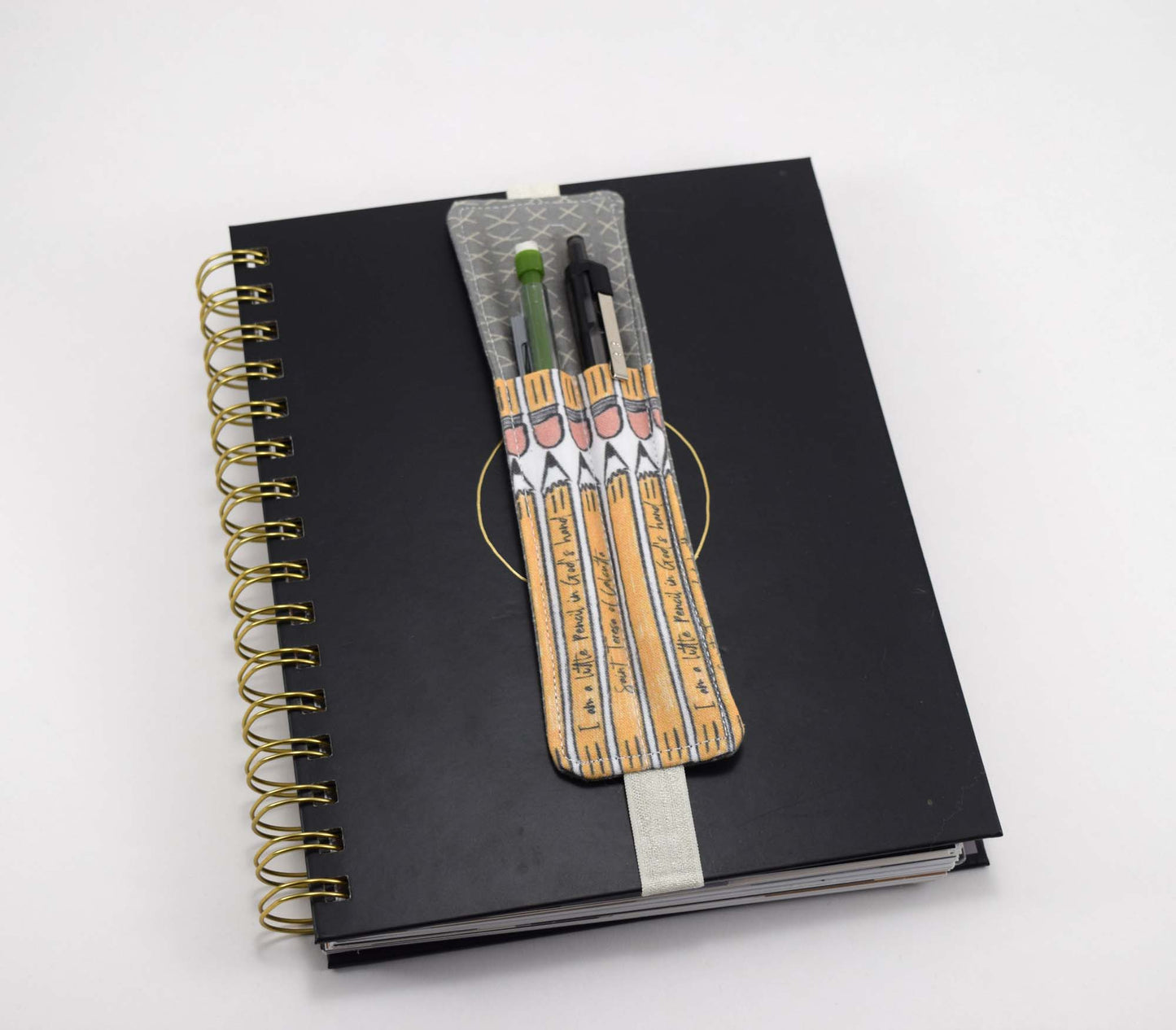 catholic bookmark, catholic pen holder, catholic pen pouch